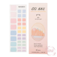 Load image into Gallery viewer, Freesia Premier Gel Pedicure Wrap