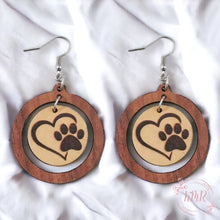 Load image into Gallery viewer, Vintage Paw Earrings

