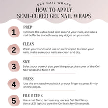 Load image into Gallery viewer, Kris Basic Gel Nail Wrap