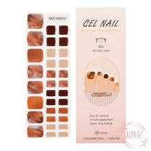 Load image into Gallery viewer, Jasmine Premier Gel Pedicure Wrap