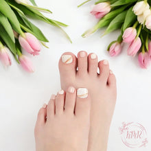 Load image into Gallery viewer, Dahlia Premier Gel Pedicure Wrap