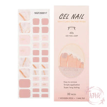 Load image into Gallery viewer, Dahlia Premier Gel Pedicure Wrap