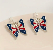 Load image into Gallery viewer, American Butterfly Earrings
