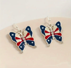 American Butterfly Earrings