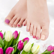 Load image into Gallery viewer, April Premier Gel Pedicure Wrap