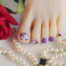 Load image into Gallery viewer, Celestine Pedicure Nail Wrap
