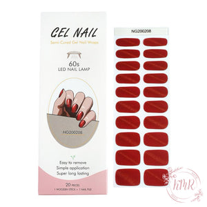 Poet Gel Nail Wrap (NG208)