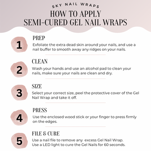 Ellie Premier Gel Nail Wrap