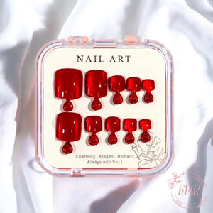 Lila Press-On Nails