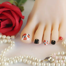 Load image into Gallery viewer, Flora Pedicure Nail Wrap
