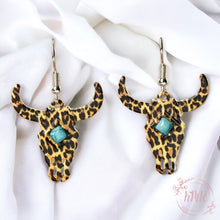 Load image into Gallery viewer, Retro Boho Bull Head Earrings
