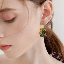 Load image into Gallery viewer, Sunflower Boot Earrings
