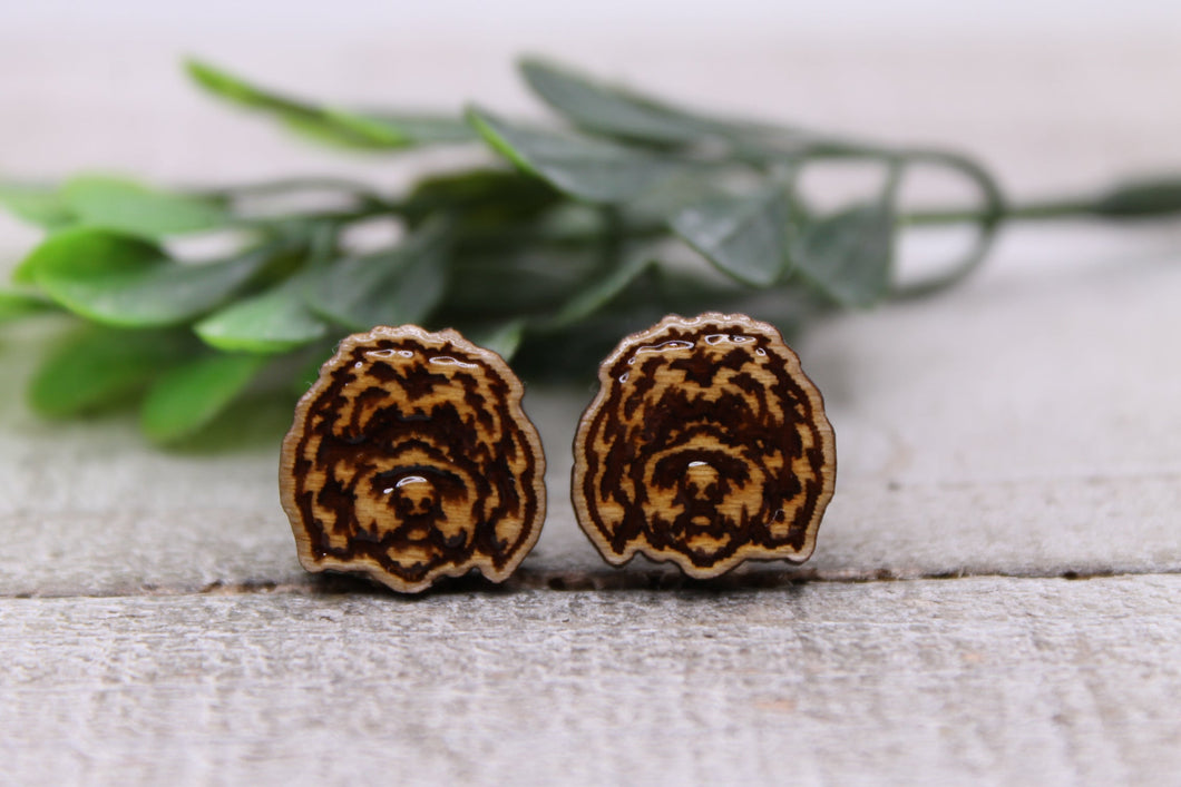 Old English Sheep Dog Earrings