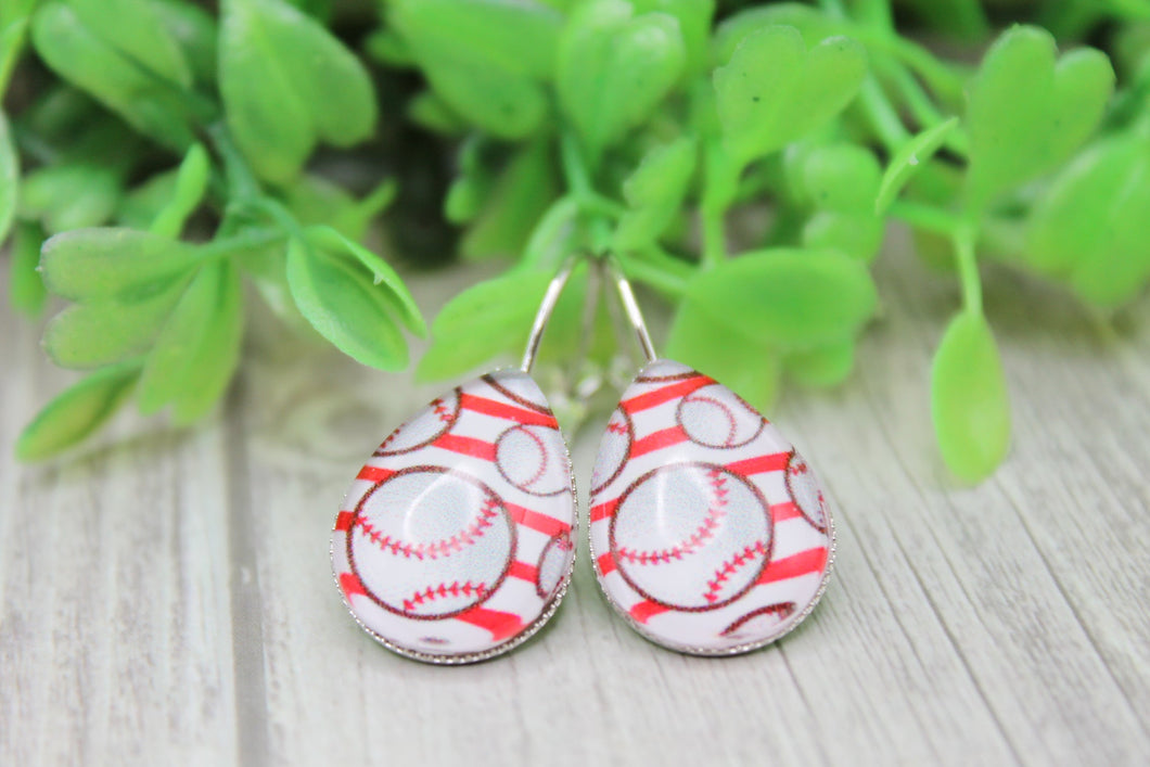 Baseball Earrings