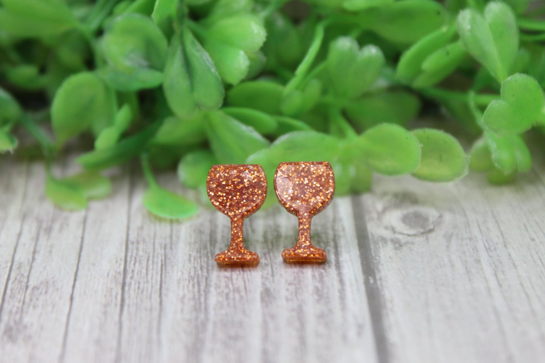 Wine Glass Earrings