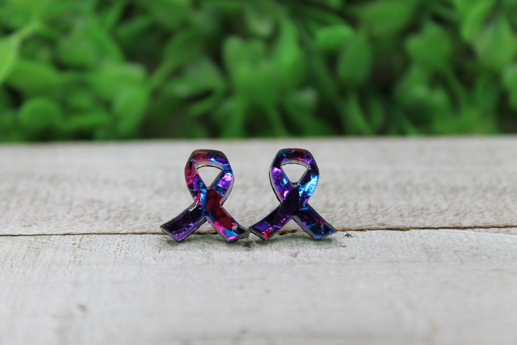 Suicide Awareness Prevention Ribbon Earrings
