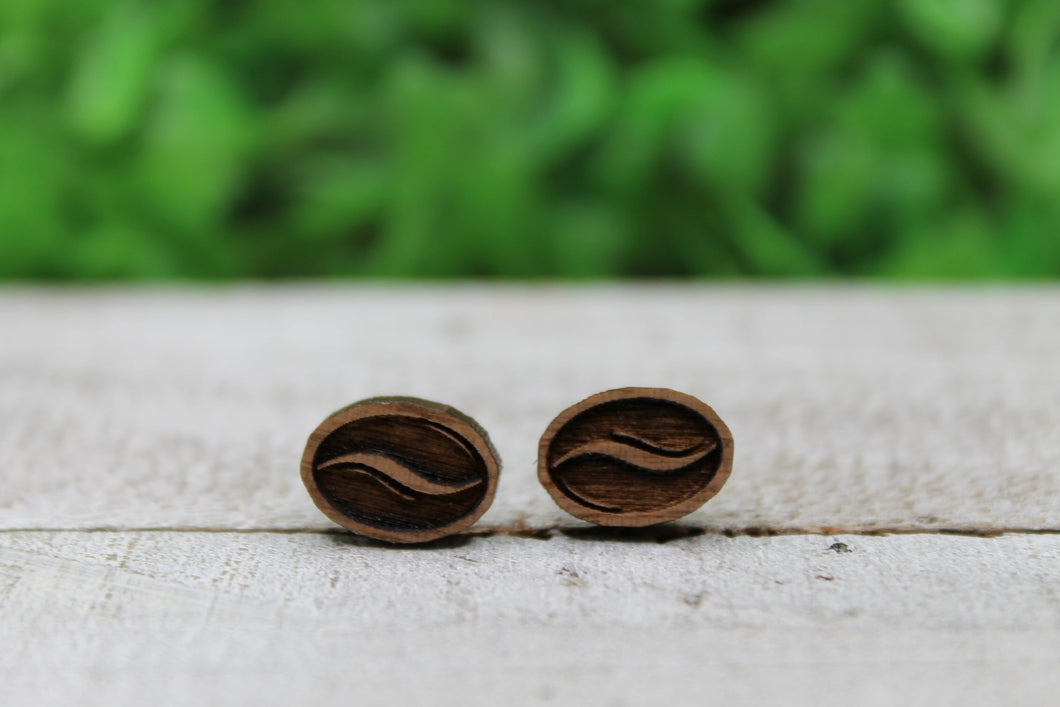 Coffee Bean Earrings