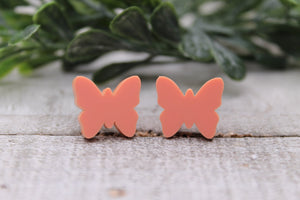 Coral Butterflies Earrings