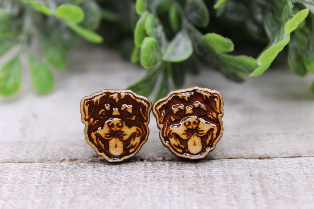 Rottweiler Dog Earrings